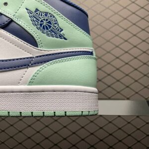 air jordan 1 mid aj1 blue and white