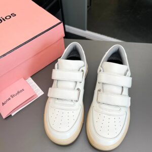 magic strap white shoes