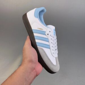 adidas samba og leather sneakers, white
