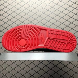 air jordan 1 mid black/red