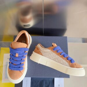 dior x denim b33 sneakers brown