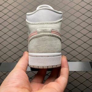 air jordan 1 mid aj1 pink logo