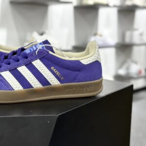 adidas gazelle purple sneakers