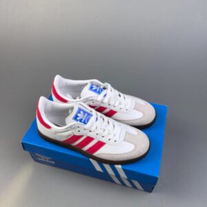 adidas samba og leather sneakers, white