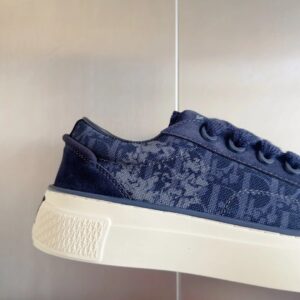 dior x denim sneakers navy