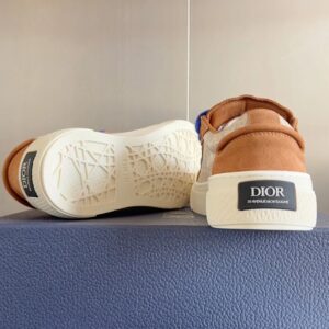 dior x denim b33 sneakers brown