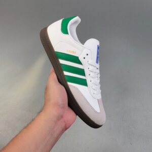 adidas samba og leather sneakers, white