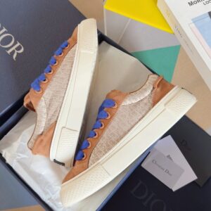 dior x denim b33 sneakers brown