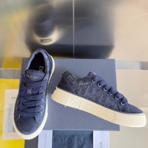 dior x denim sneakers navy