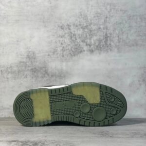 off white green low sneakers