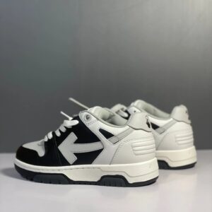 off white low top sneakers black/white