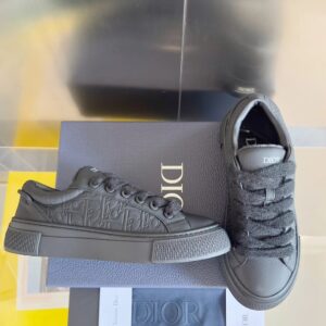 dior x denim b33 sneakers( black)