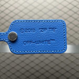 off white retro sneakers blue