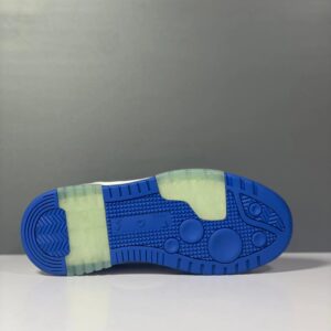 off white stylish low sneakers blue