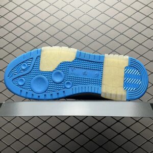 off white retro sneakers blue