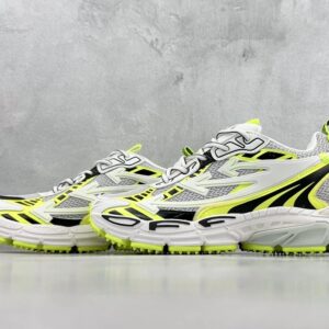 off white retro sneakers, multicolor