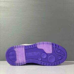 off white sneakers white purple