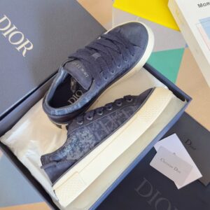 dior x denim sneakers navy