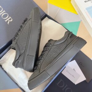 dior x denim b33 sneakers( black)