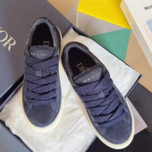 dior x denim sneakers navy