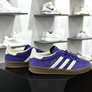 adidas gazelle purple sneakers