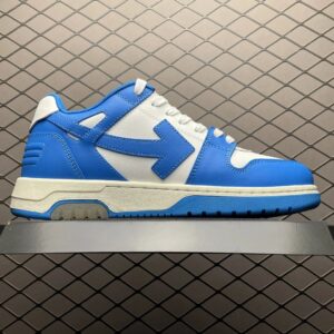 off white retro sneakers blue