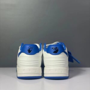 off white stylish low sneakers blue