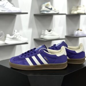 adidas gazelle purple sneakers