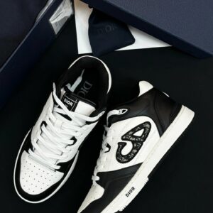 dior b57 sneakers black white