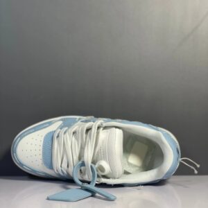 off white blue low top sneakers