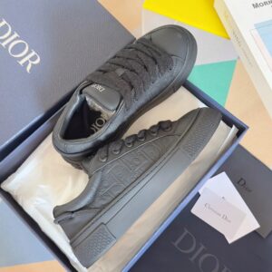 dior x denim b33 sneakers( black)