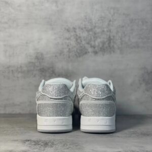 off white silver sneakers