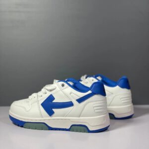 off white stylish low sneakers blue