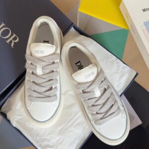 dior b33 sneakers, white