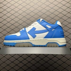 off white retro sneakers blue