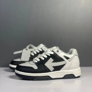 off white low top sneakers black/white
