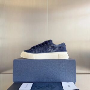 dior x denim sneakers navy