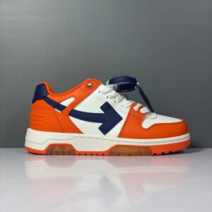 off white low sneaker orange