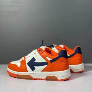 off white low sneaker orange