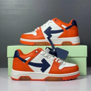 off white low sneaker orange