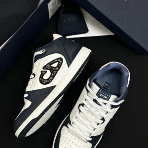 dior b57 sneakers navy & white