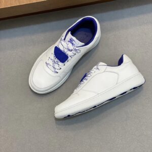 burberry low top sneakers in coastal blue