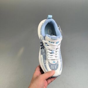 mlb xlg chunky sneakers white blue