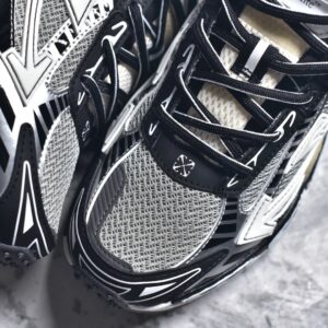 off white running shoes black