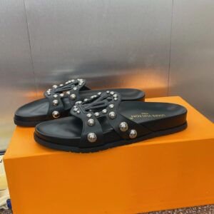 louis vuitton studded sandals