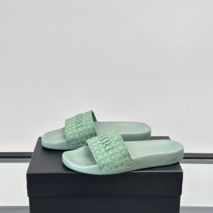 amiri men's slides green