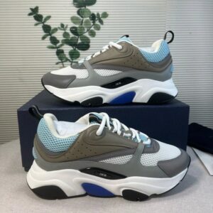 dior b22 retro running shoes grey