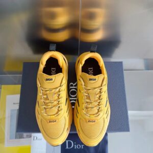 dior blade sneakers yellow