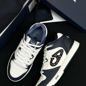 dior b57 sneakers navy & white