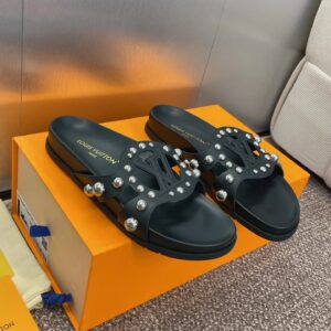 louis vuitton studded sandals